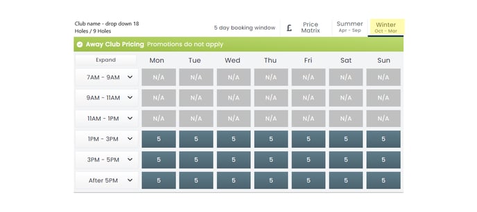 New joiner Matrix winter restricted