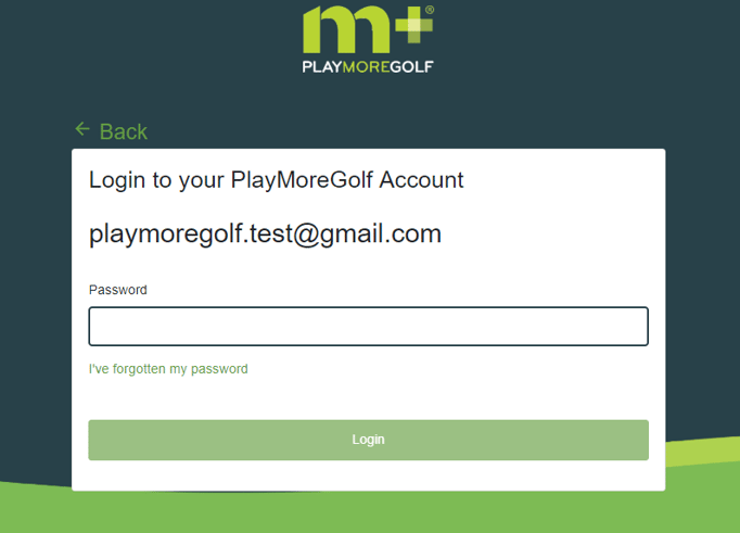 PMG New forgotten password